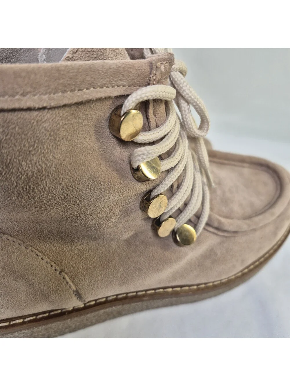 Boden Mens 41 Gowrie Truffle Lace up Suede Desert Ankle Boots